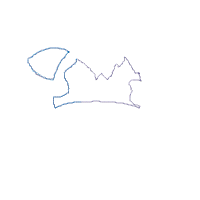 Christmas Cow Face Santa - Applique