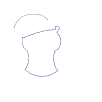 Christmas Santa Owl with Hat - Applique - Machine Embroidery Design