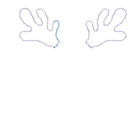 Christmas Rudolph Reindeer - Applique Embroidery