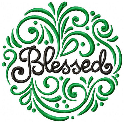 Christmas Round Sayings - Fill Stitch - Set of 10 designs