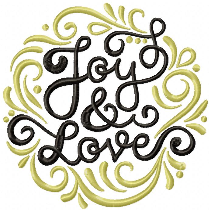 Christmas Round Sayings - Fill Stitch - Set of 10 designs