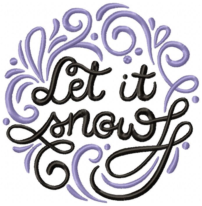 Christmas Round Sayings - Fill Stitch - Set of 10 designs