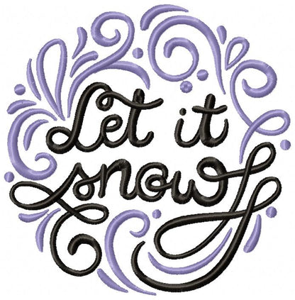 Christmas Round Sayings - Fill Stitch - Set of 10 designs