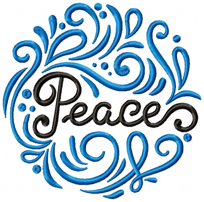 Christmas Round Sayings - Fill Stitch - Set of 10 designs