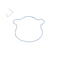 Christmas Rudolph Reindeer Smiling - Applique - Machine Embroidery Design