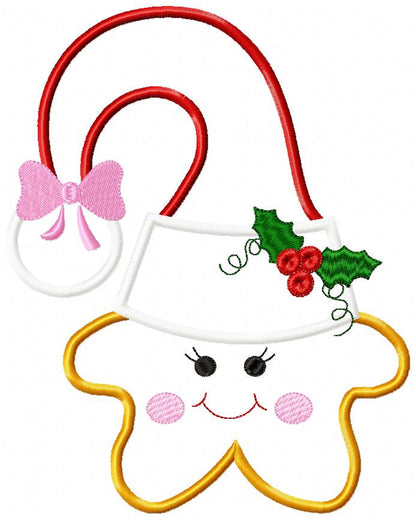 Christmas Star Boy and Girl - Set of 2 designs - Applique