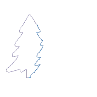 Christmas Tree Cluster - Applique