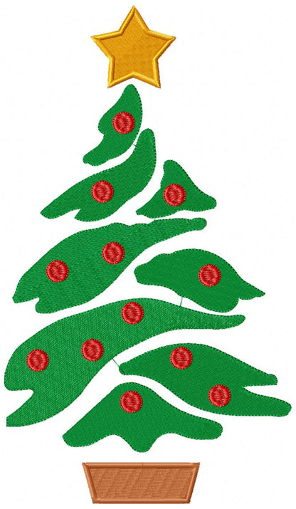 Christmas Tree - Fill Stitch