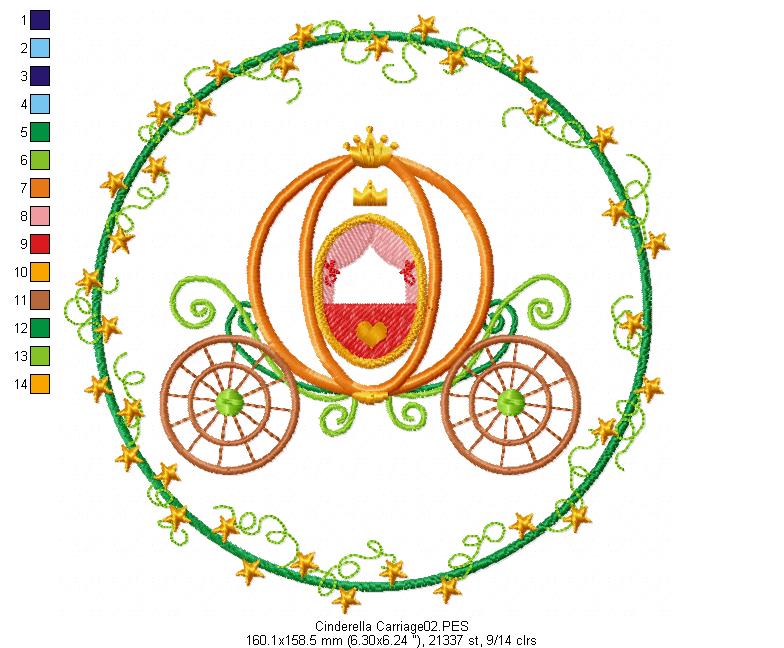 Fairy Tales Princes for Wood Hoop - Set of 7 Designs - 3 Sizes - Machine Embroidery Design