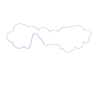 Clouds, Hearts and Stars Boy - Applique - Machine Embroidery Design