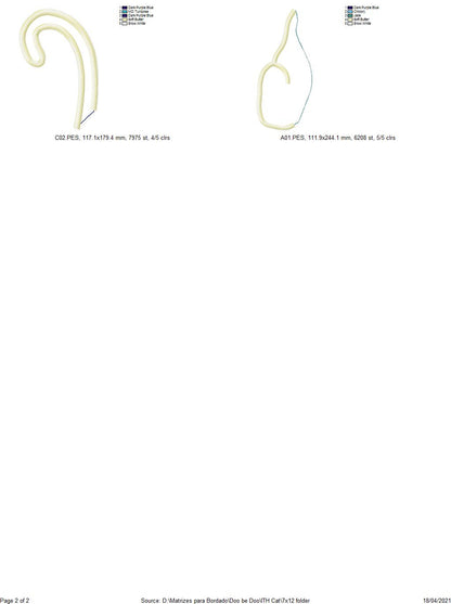 Sewing Machine Cat - ITH Project - Machine Embroidery Design