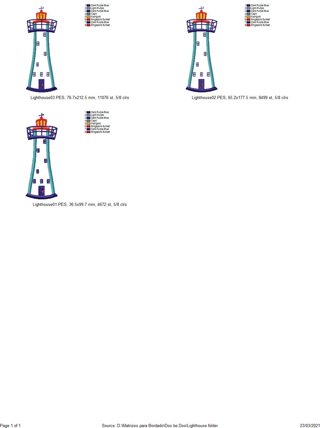 Lighthouse - Applique