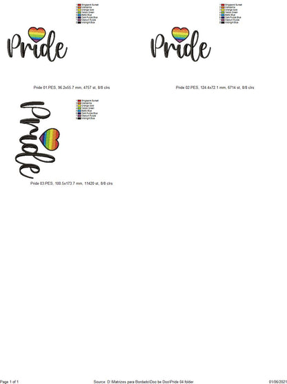 Pride - Satin Stitch