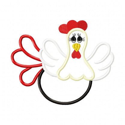 Chicken Collection - Applique - Set of 5 designs