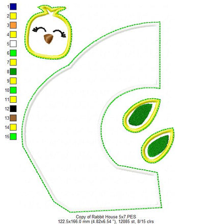 Easter House - ITH Project - Machine Embroidery Design