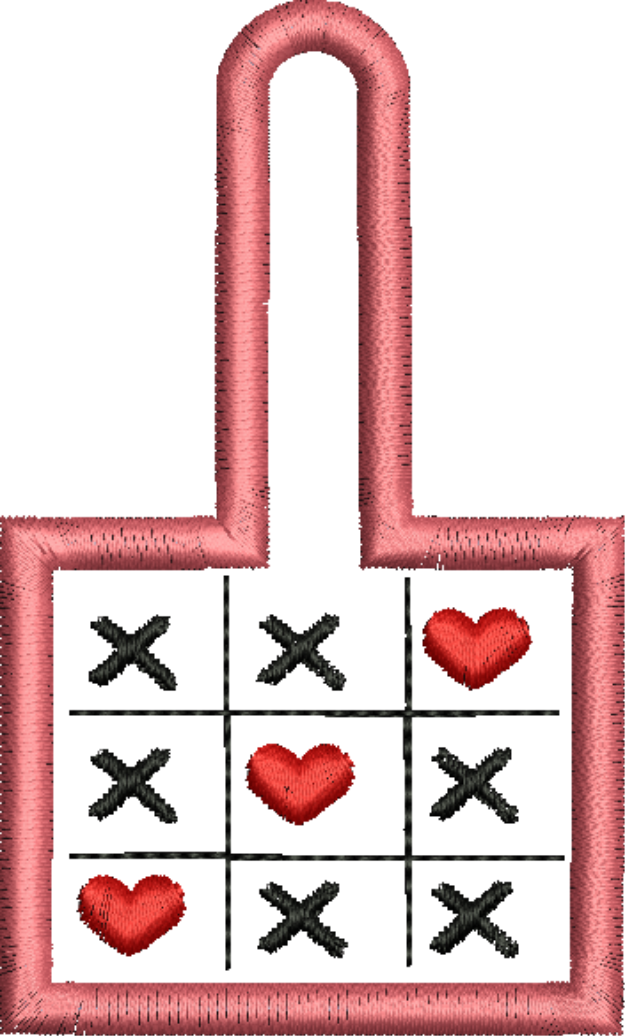 Hash Keychain - ITH Project - Machine Embroidery Design