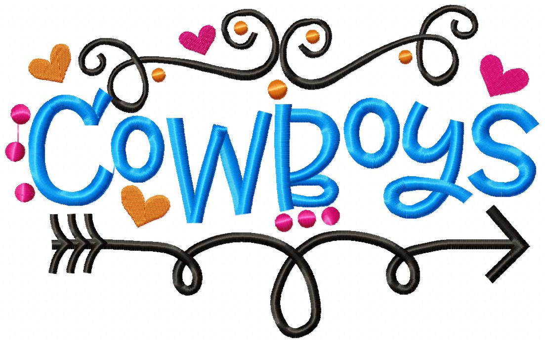 Cowboys Fun Arrows - Satin Stitch - Machine Embroidery Design