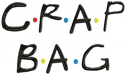 Friends Crap Bag - Fill Stitch