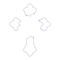 Cross and Sunflower - Applique - Machine Embroidery Design