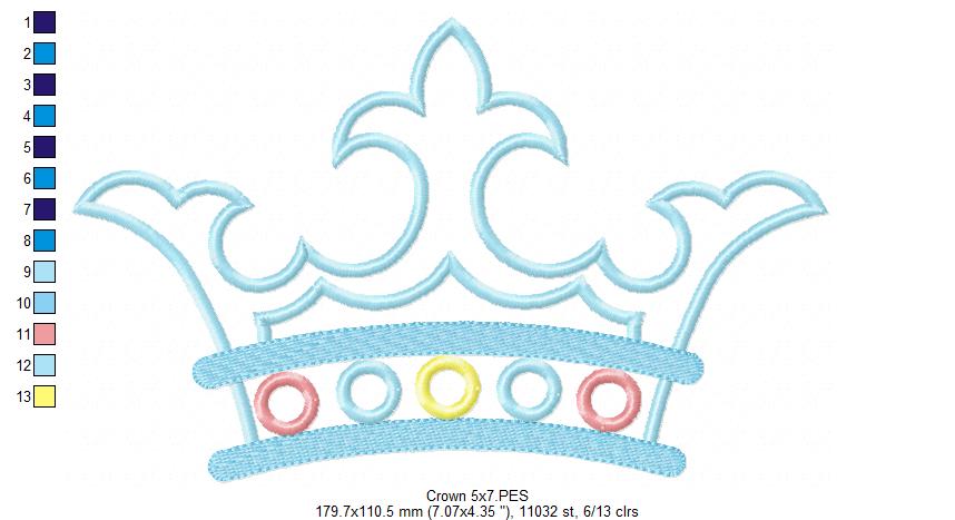 Royal Crown - Applique