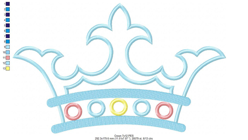 Royal Crown - Applique