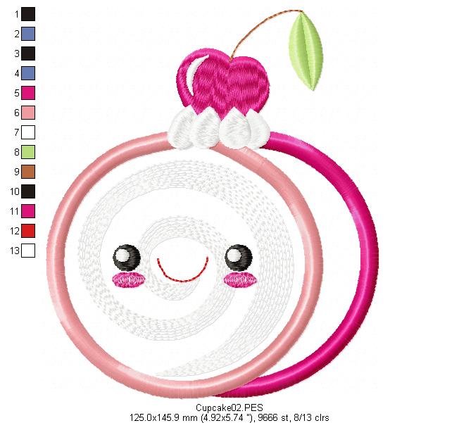 Cute Macaroon - Applique