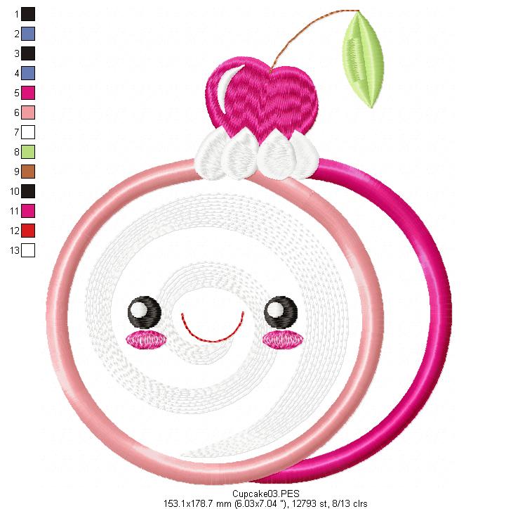 Cute Macaroon - Applique