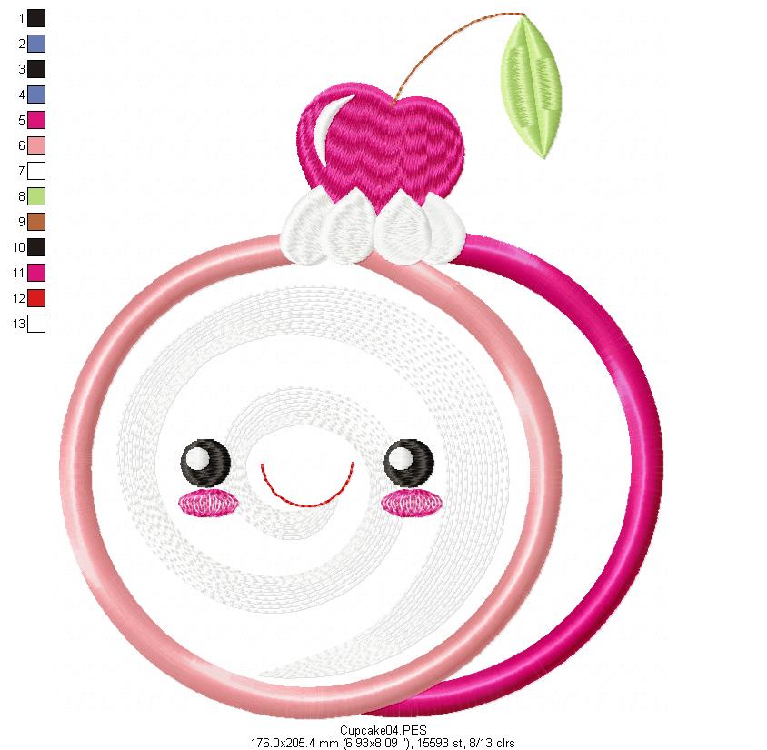 Cute Macaroon - Applique