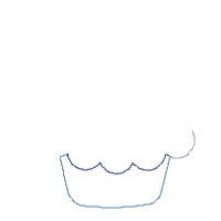 Cupcake Owl - Applique - Machine Embroidery Design