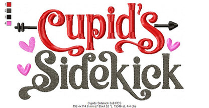 Cupid's Sidekick - Fill Stitch