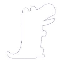 Cute Alligator Boy - Applique