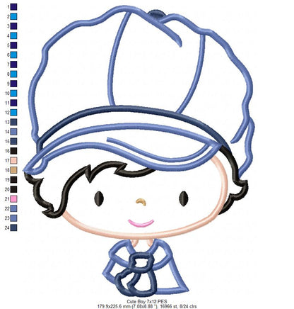 Cute Boy - Applique