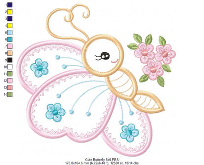 Cute Butterfly - Applique