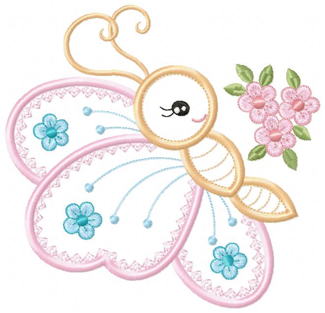 Cute Butterfly - Applique