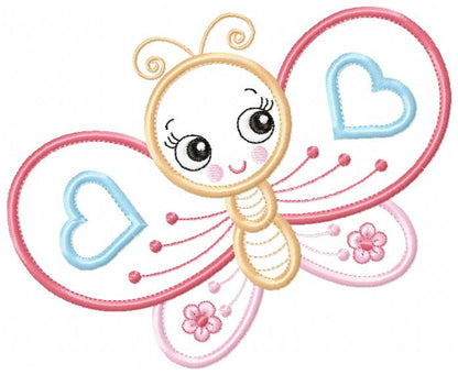 Cute Butterfly - Applique