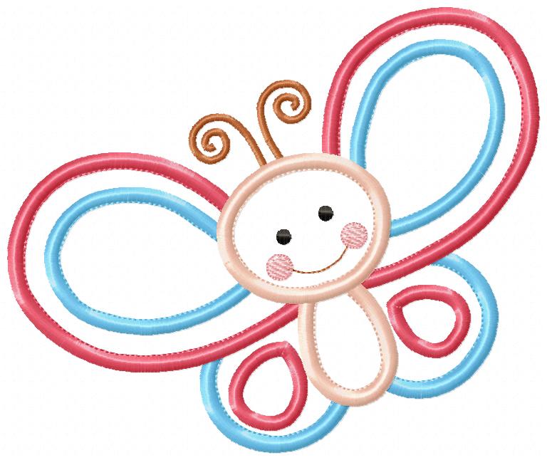Cute Butterfly - Applique