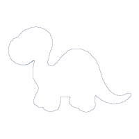 Cute Dinosaur Boy - Applique