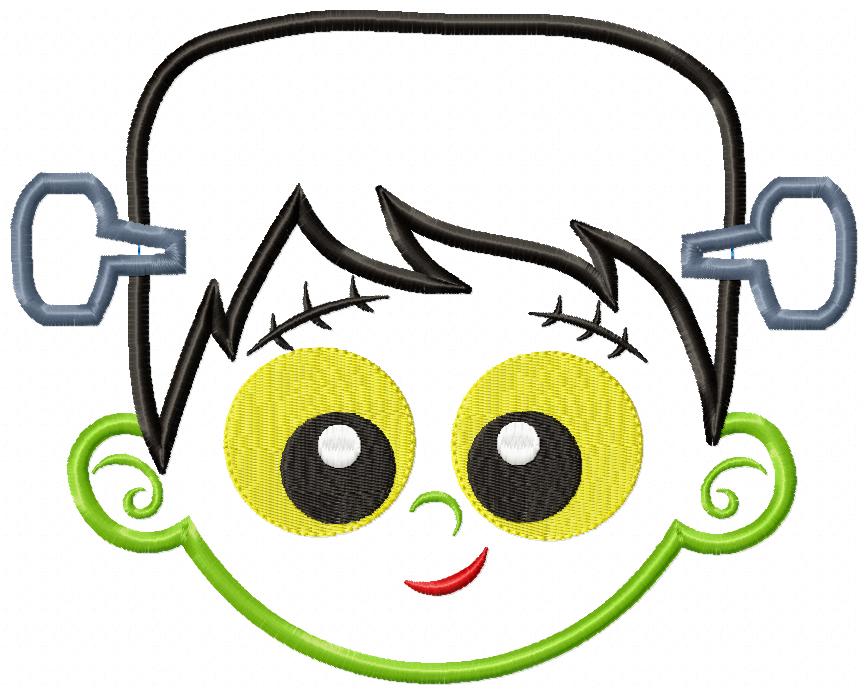 Cute Frankenstein Boy - Applique