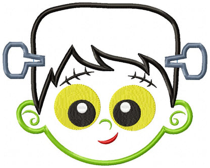 Cute Frankenstein Boy - Applique