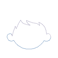 Cute Frankenstein Boy - Applique