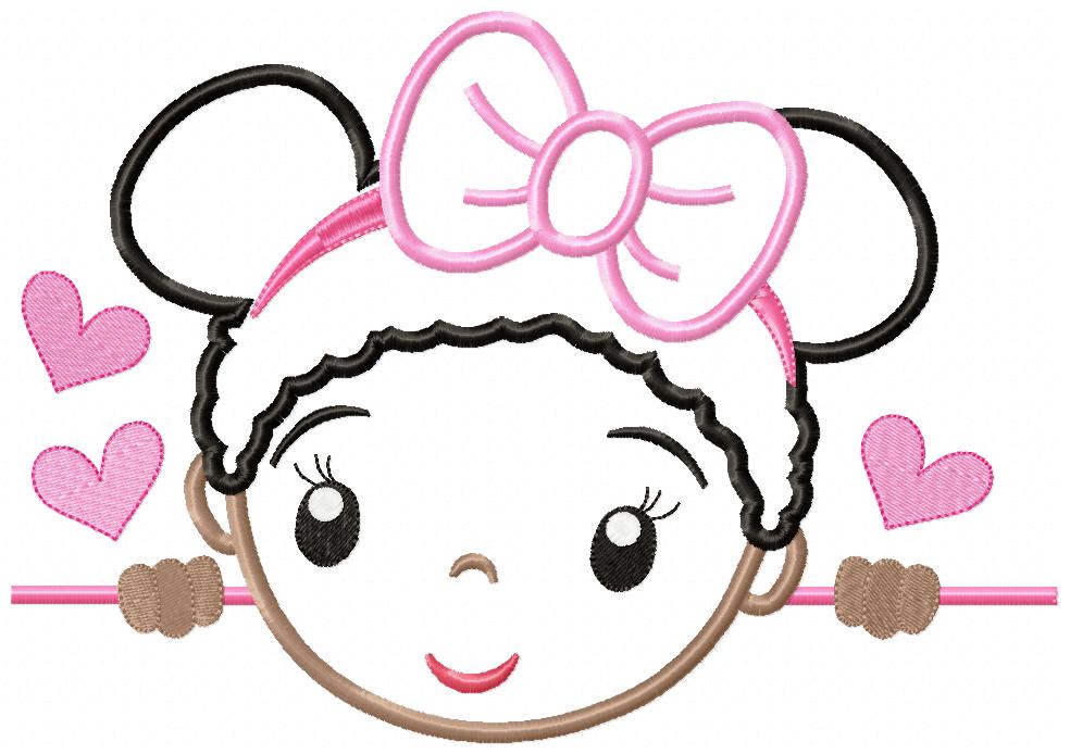 Cute Boy and Girl - Set of 7 designs - Applique