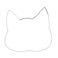 Kitty Cat Glasses - Applique