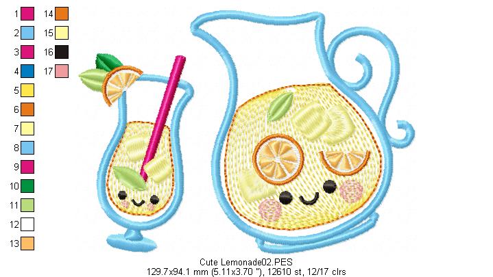 Cute Lemonade - Applique