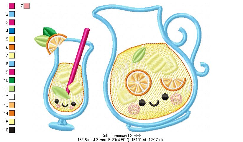 Cute Lemonade - Applique