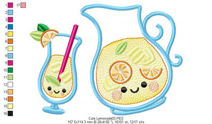Cute Lemonade - Applique