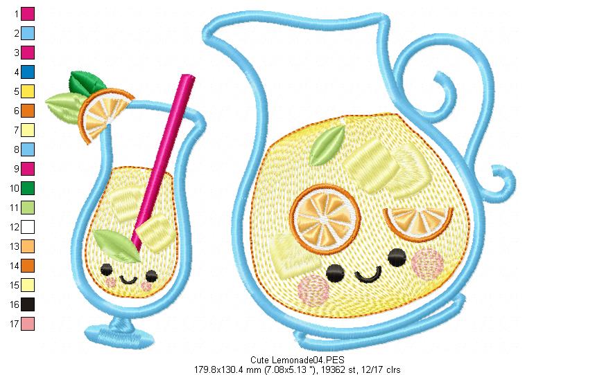 Cute Lemonade - Applique