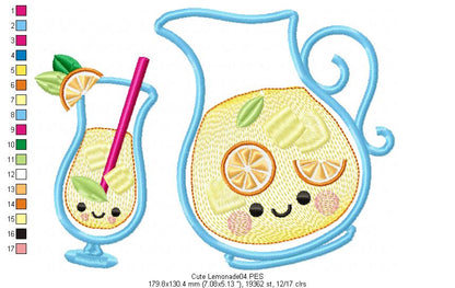 Cute Lemonade - Applique