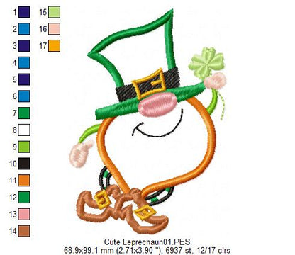 Cute Leprechaun  - Applique