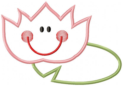 Cute Lily Pad - Applique