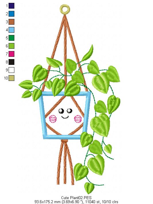 Cute Plant - Applique